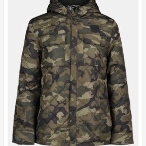 Boys Under Armor Camouflage Hooded Jacket